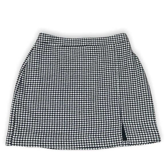 Women’s Hollister Houndstooth Mini Skirt Ultra High Rise wool blend lined Size M - Picture 1 of 7